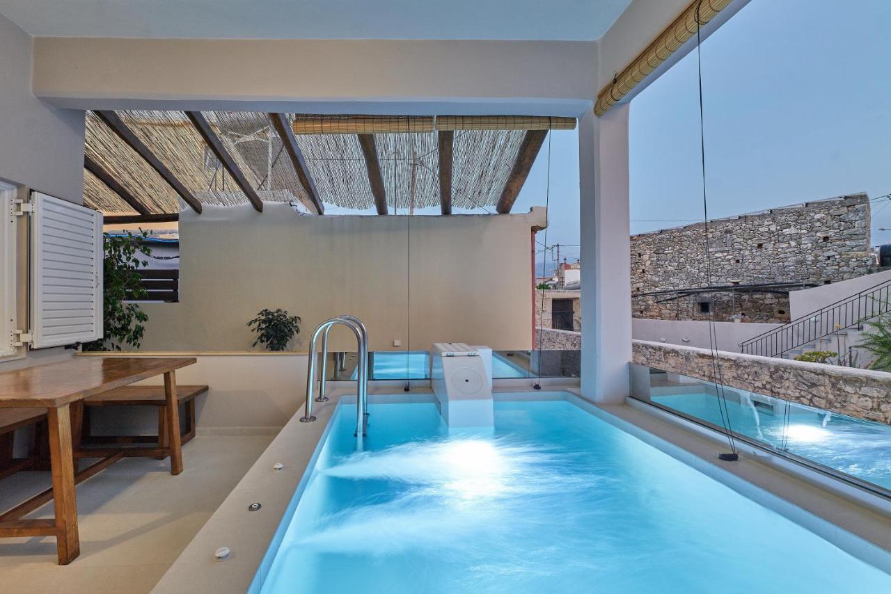 2 Bedroom Villa With Heated Swimming Pool-Spa Whirlpool-Bbq! Melidhonion  Екстер'єр фото